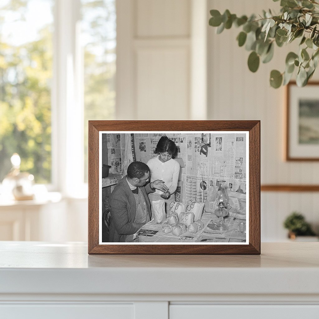 Pomp Hall and Wife with Seed February 1944