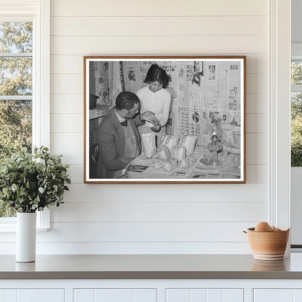 Pomp Hall and Wife with Seed February 1944