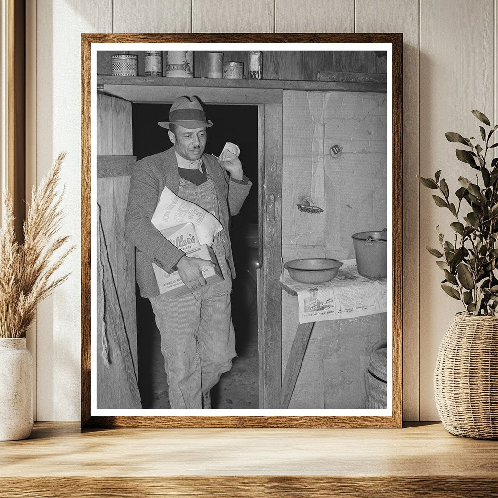 Pomp Hall in Kitchen with Groceries February 1944