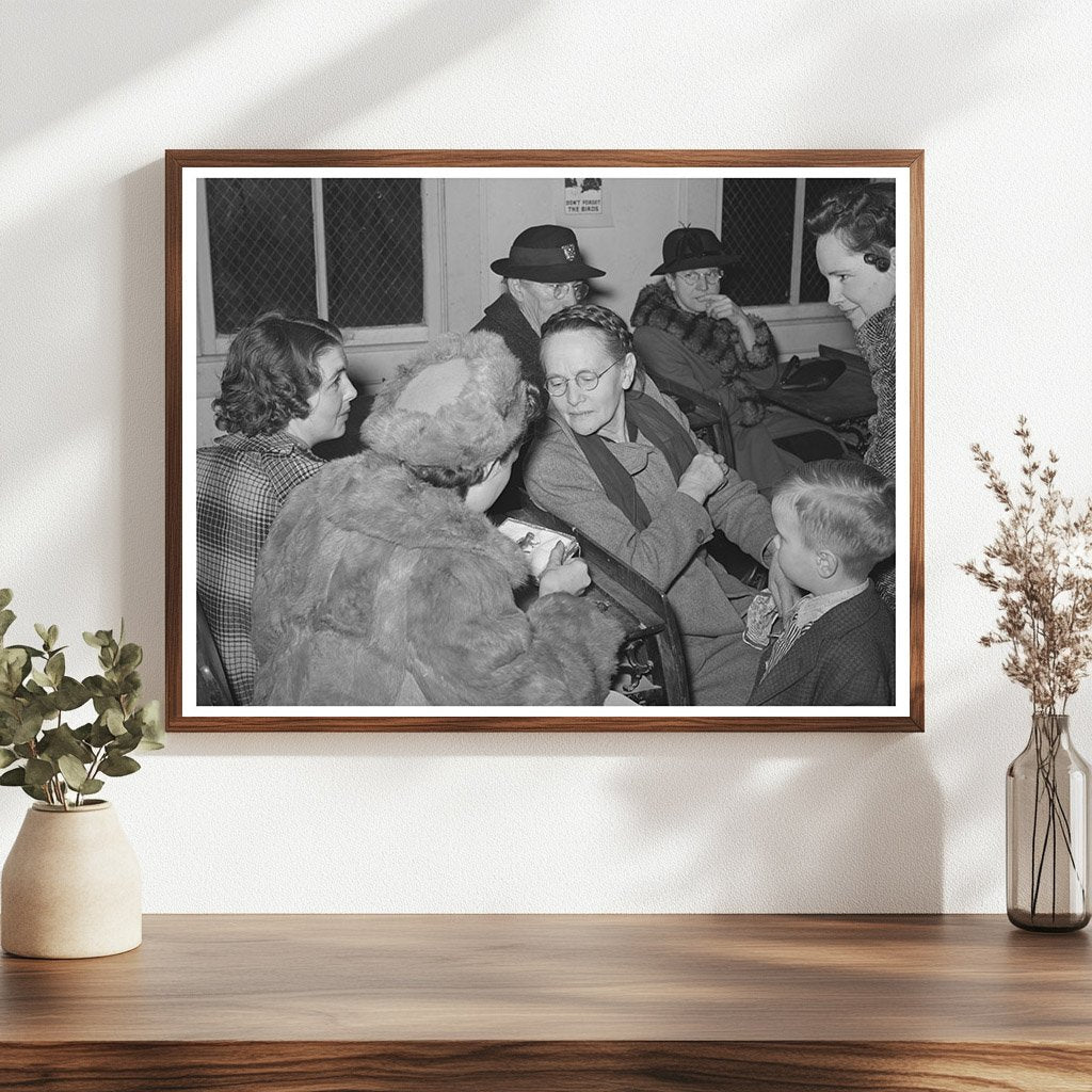 Women at Pie Supper in Muskogee County Oklahoma 1940