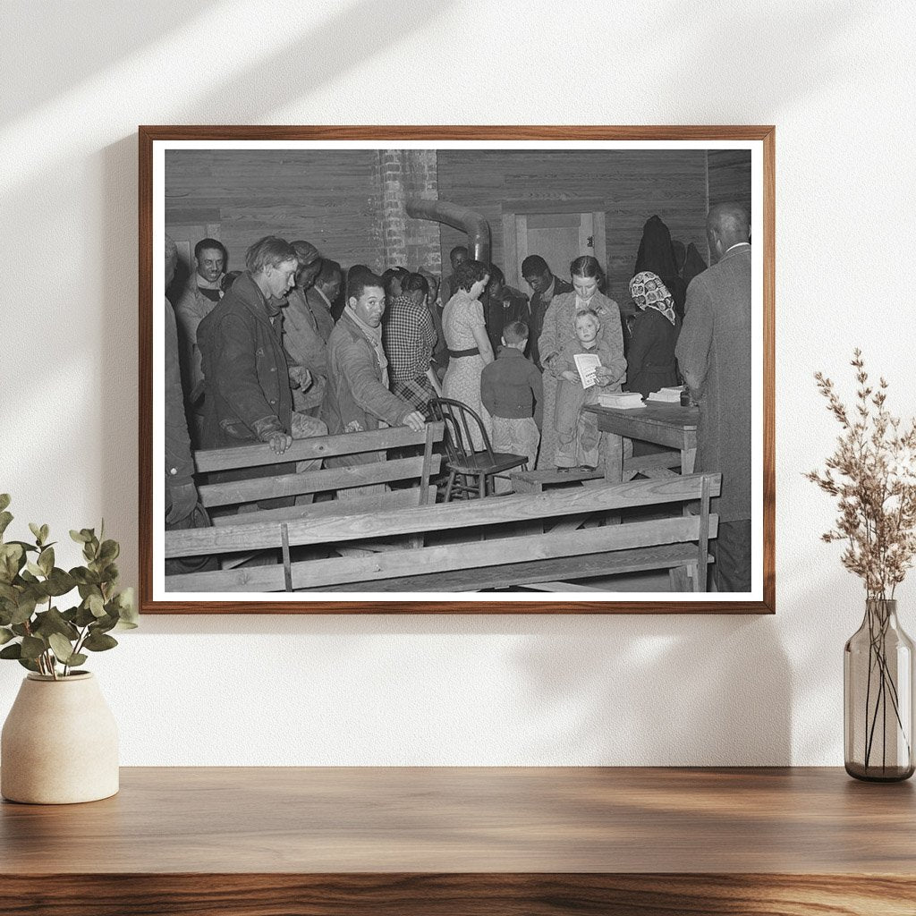 1944 Union Meeting of Agricultural Workers in Tabor Oklahoma