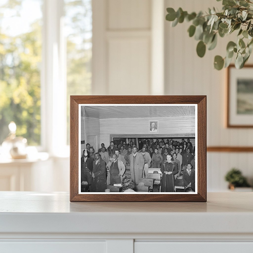 Farmers Meeting on Soil Conservation Vernon Oklahoma 1940