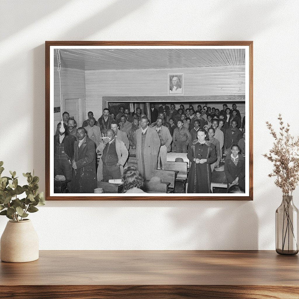Farmers Meeting on Soil Conservation Vernon Oklahoma 1940