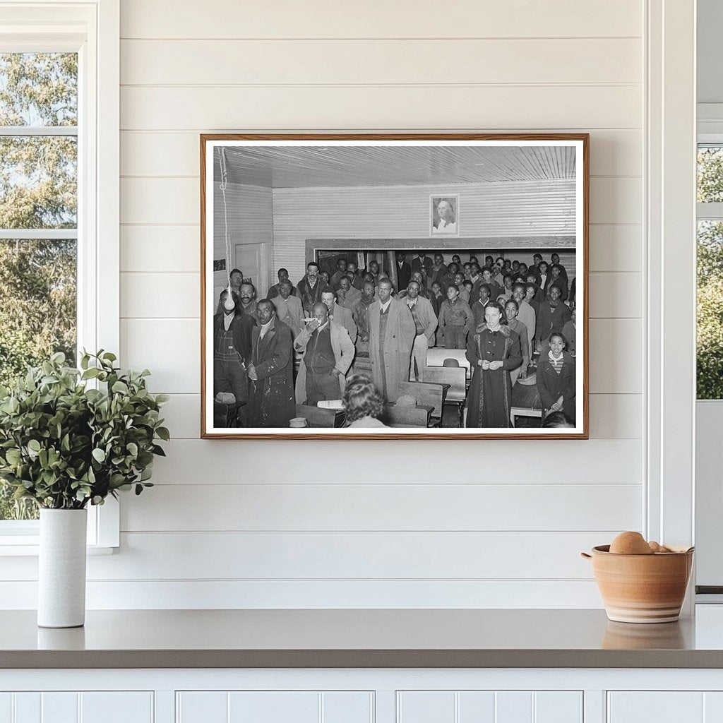 Farmers Meeting on Soil Conservation Vernon Oklahoma 1940