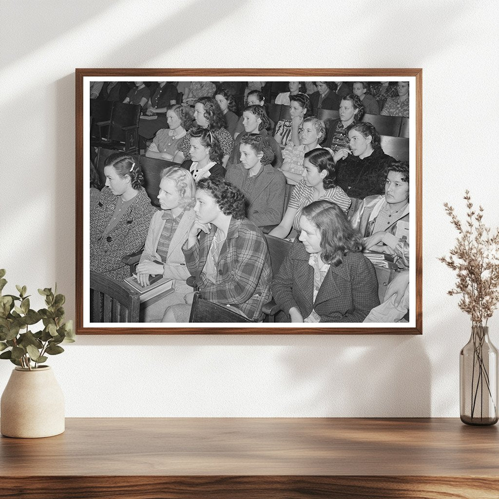 High School Girls in Americanization Program Eufaula 1940
