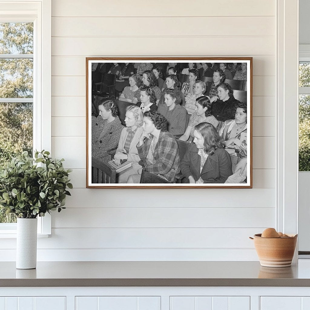 High School Girls in Americanization Program Eufaula 1940