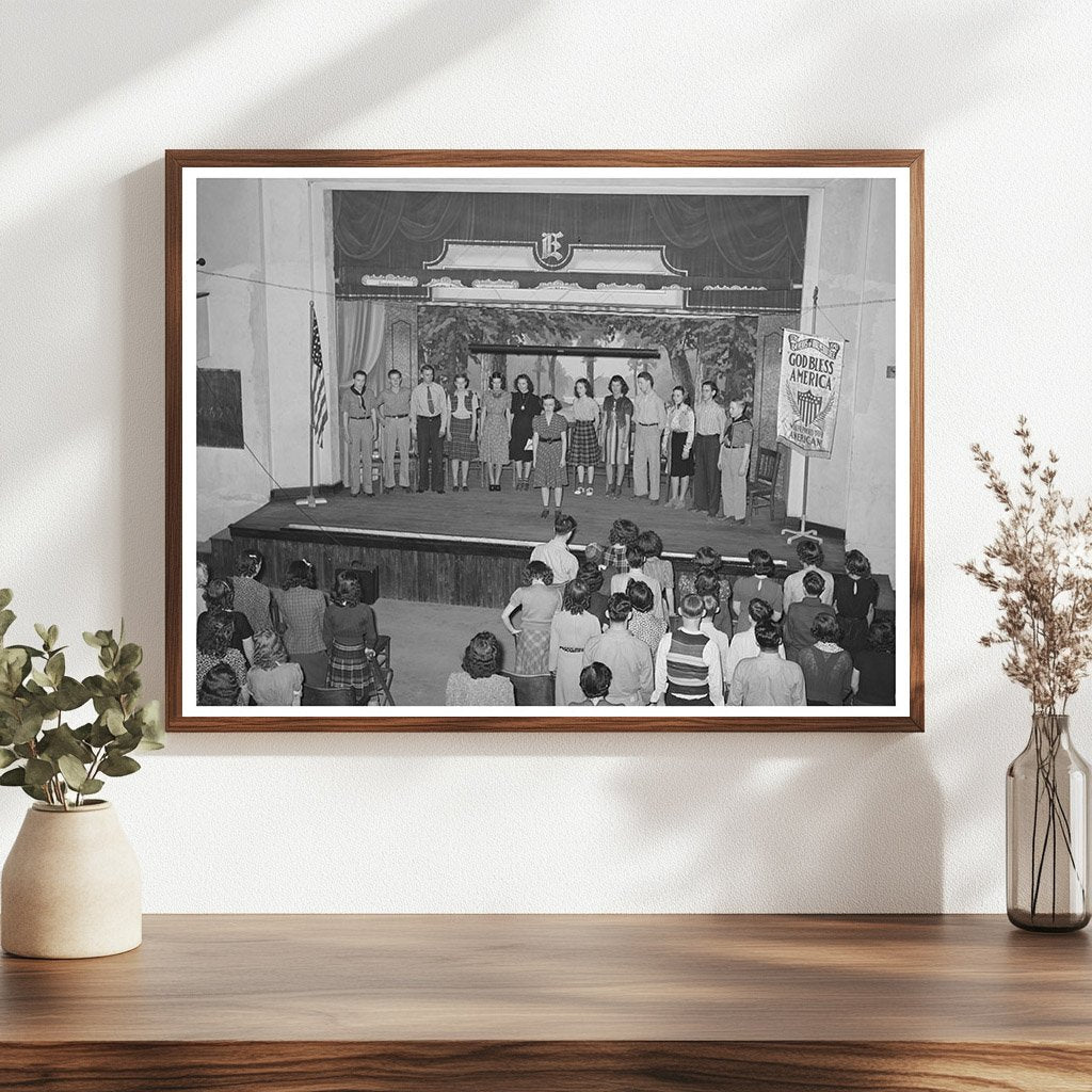 1940 Americanization Program High School Eufaula Oklahoma