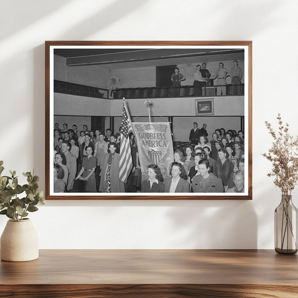 Americanization Program in Eufaula High School 1940