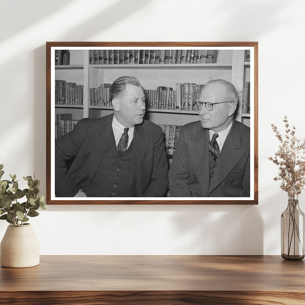 Sheriff and Mayor at Jaycees Party Eufaula 1940