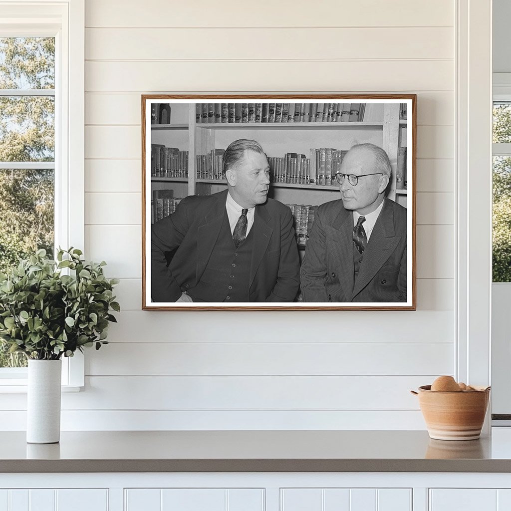Sheriff and Mayor at Jaycees Party Eufaula 1940