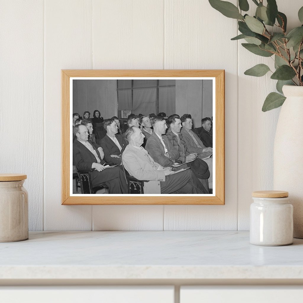 Eufaula Farmers Meeting on Agricultural Policies February 1940
