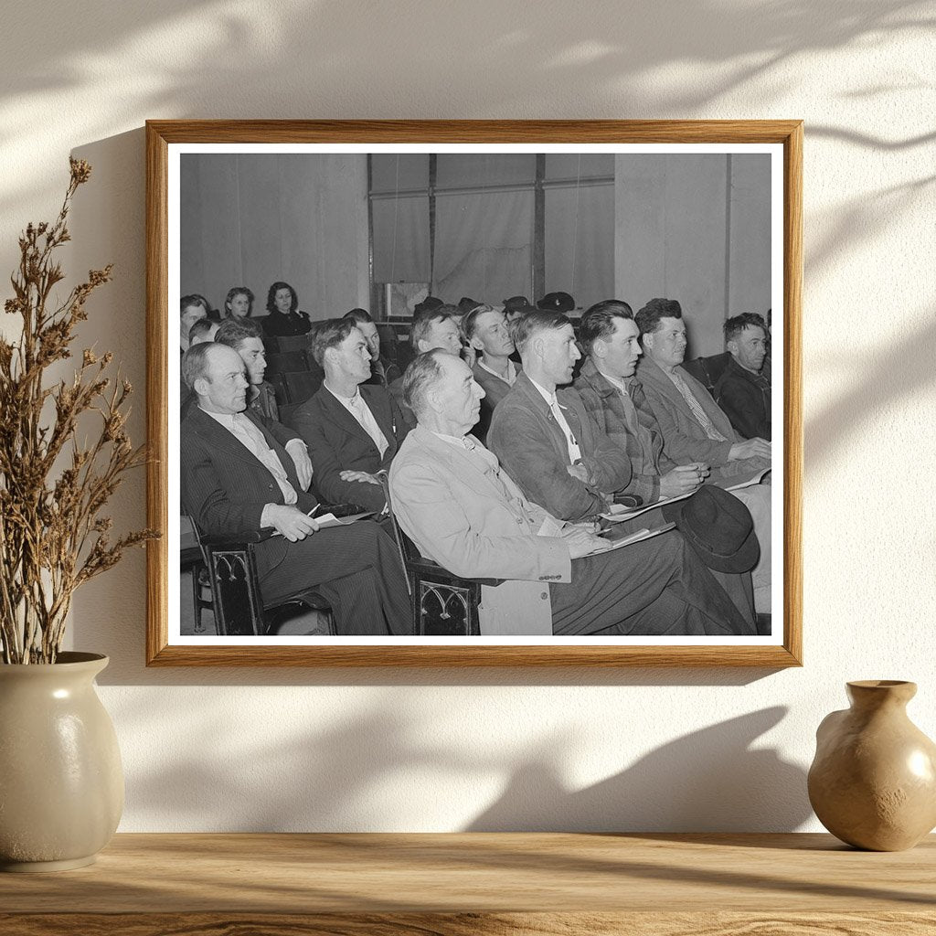 Eufaula Farmers Meeting on Agricultural Policies February 1940