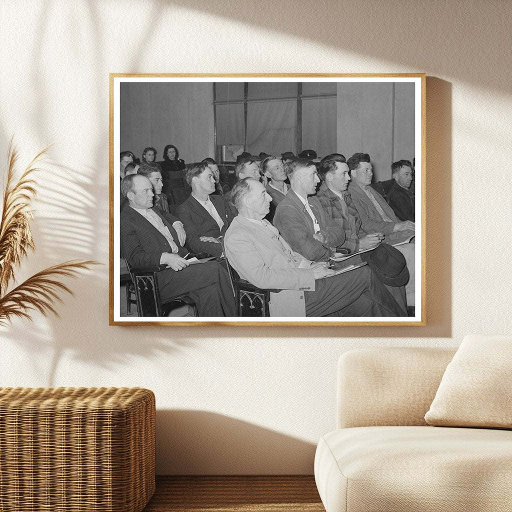 Eufaula Farmers Meeting on Agricultural Policies February 1940