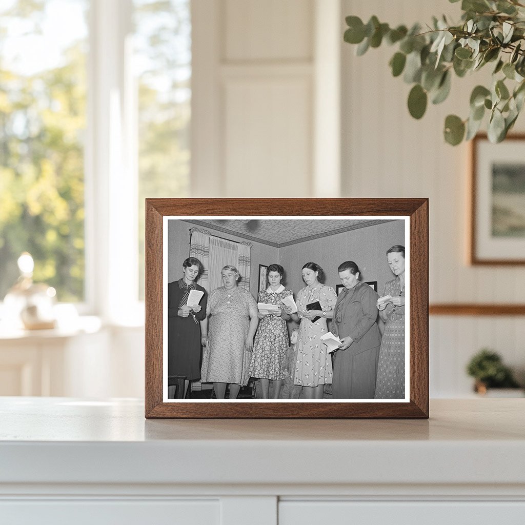 Rural Women Home Demonstration Meeting Oklahoma 1940