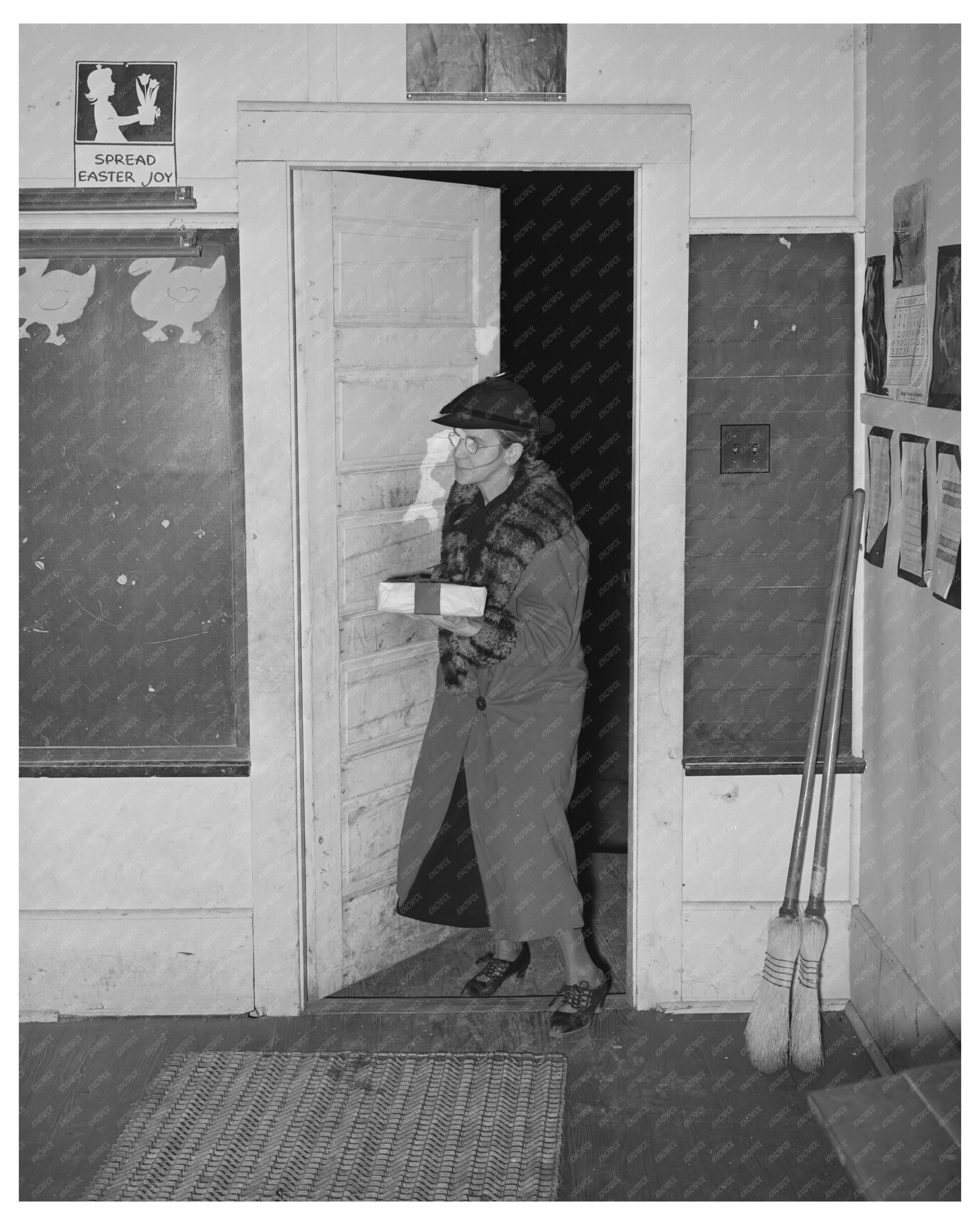 Elderly Woman with Homemade Pie Muskogee County 1940