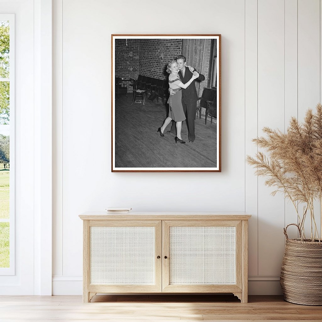 1944 Vintage Photo of Couple Dancing at Eufaula Party