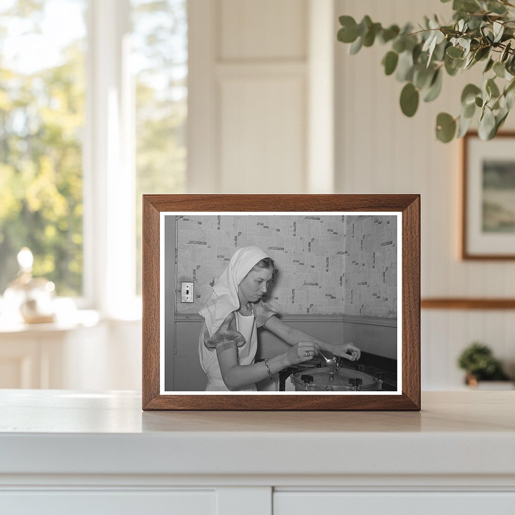 FSA Supervisor Demonstrates Pressure Canning 1940