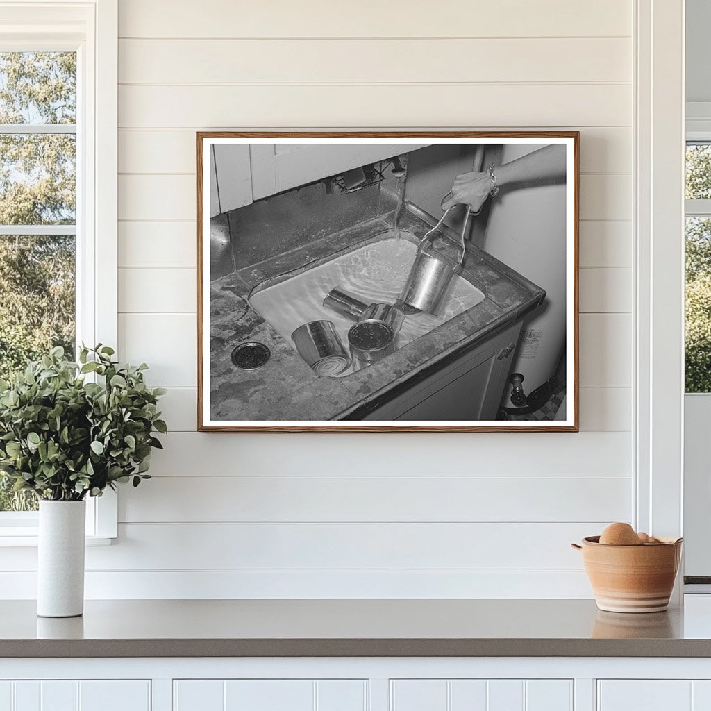 FSA Supervisor Demonstrates Food Preservation Techniques 1944