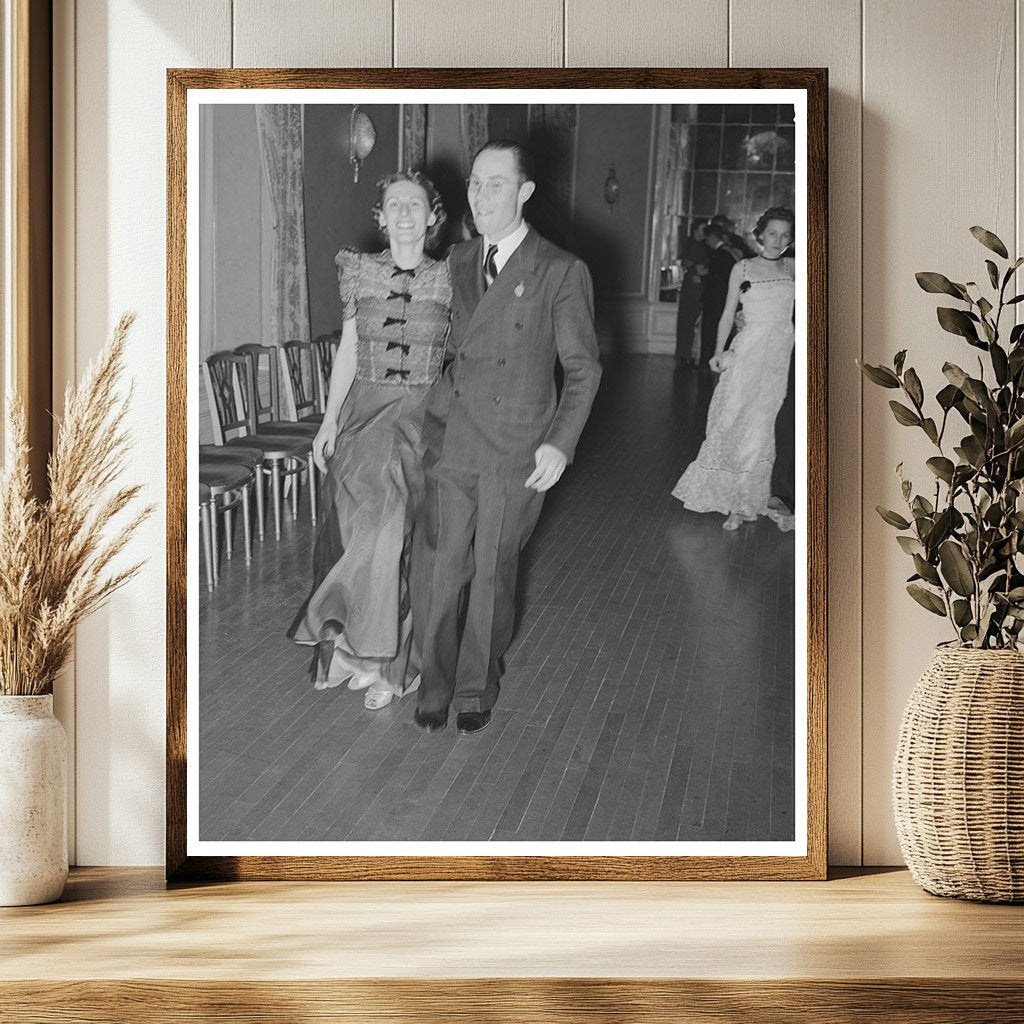 Couple Dancing Polka at San Angelo Fat Stock Show 1940