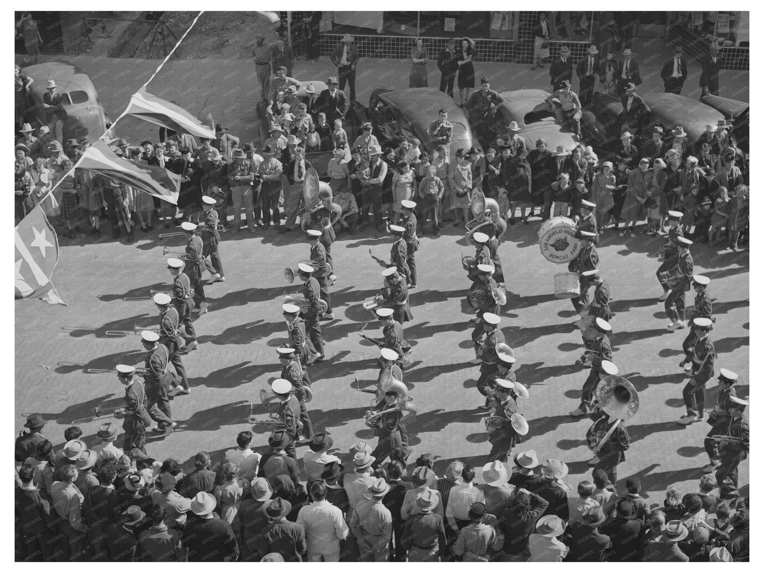 San Angelo High School Band Parade March 1940