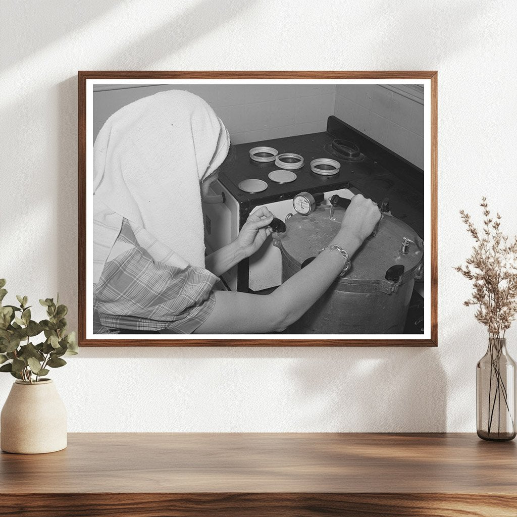 FSA Supervisor Demonstrates Pressure Canning 1944