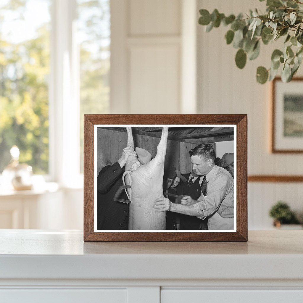 Farm Security Administration Meat Cutting Demo March 1940