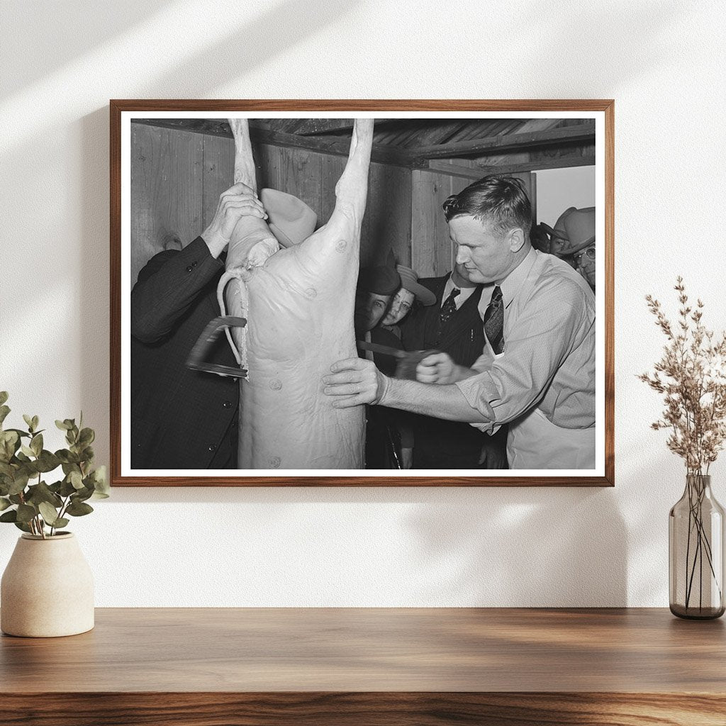 Farm Security Administration Meat Cutting Demo March 1940