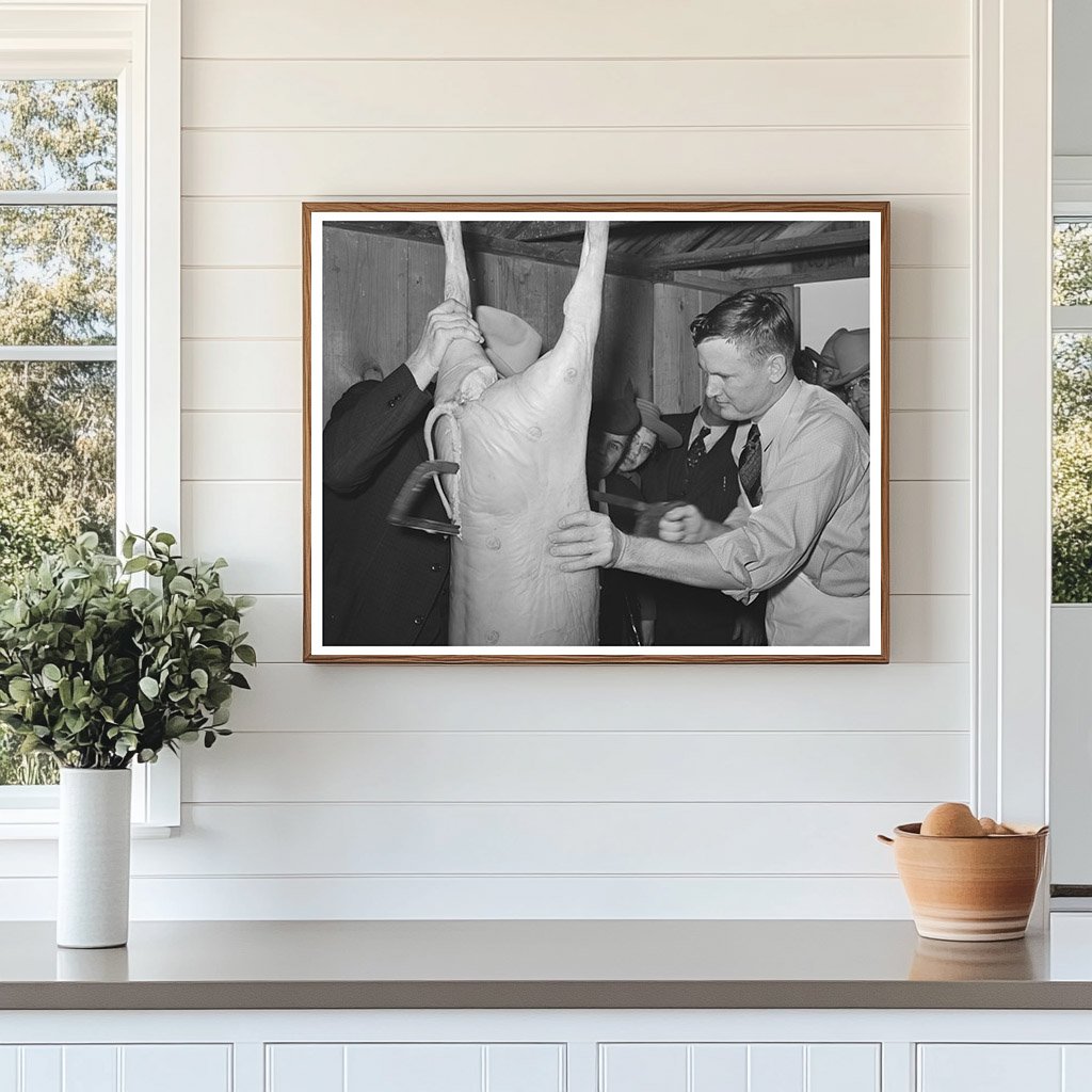 Farm Security Administration Meat Cutting Demo March 1940