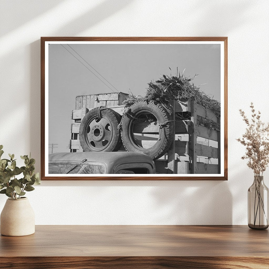 Truck Arriving at San Angelo Fat Stock Show March 1940