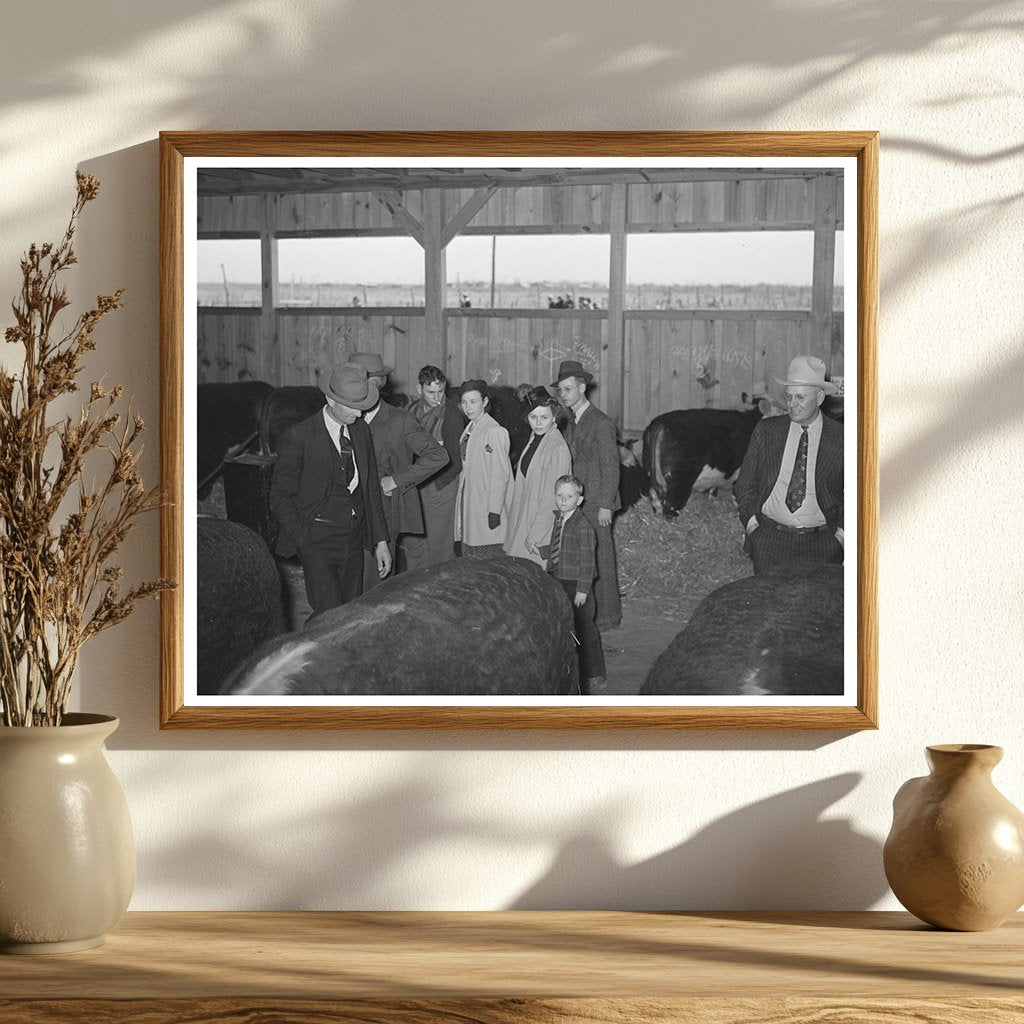 Family at San Angelo Fat Stock Show March 1940