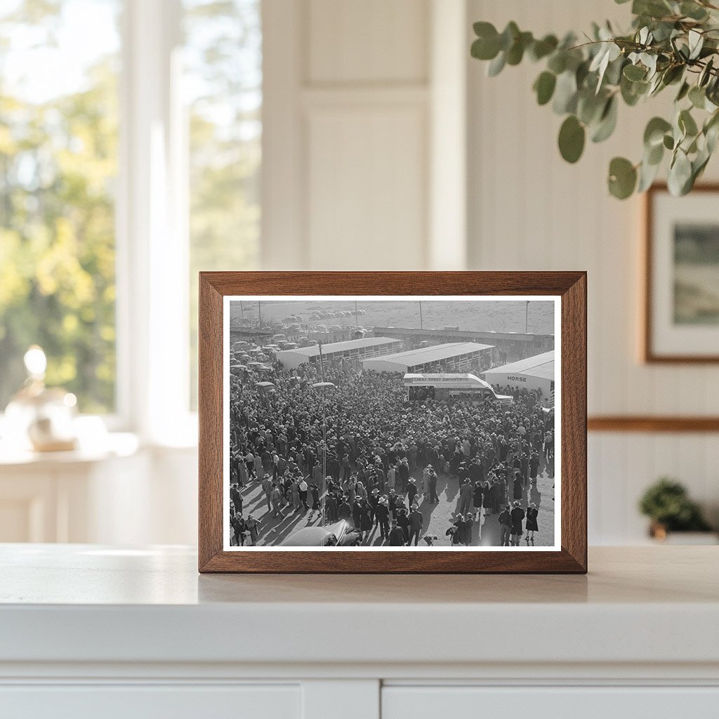San Angelo Fat Stock Show Crowd March 1940