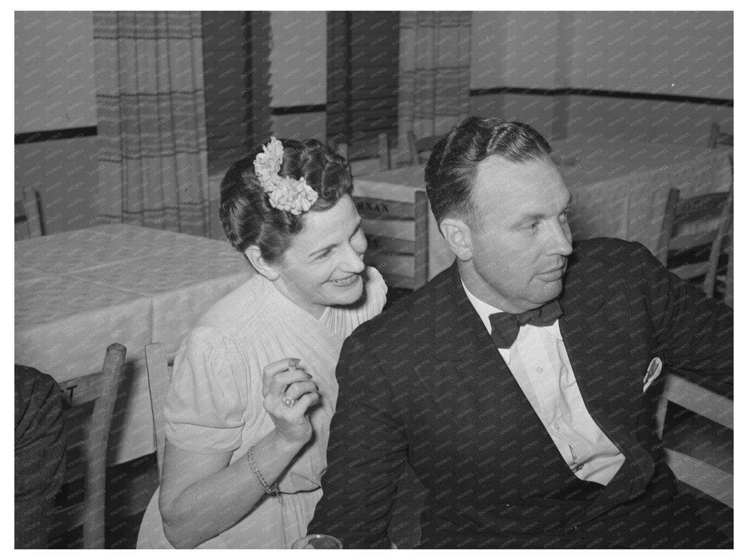 Couple at San Angelo Stock Show Texas March 1940