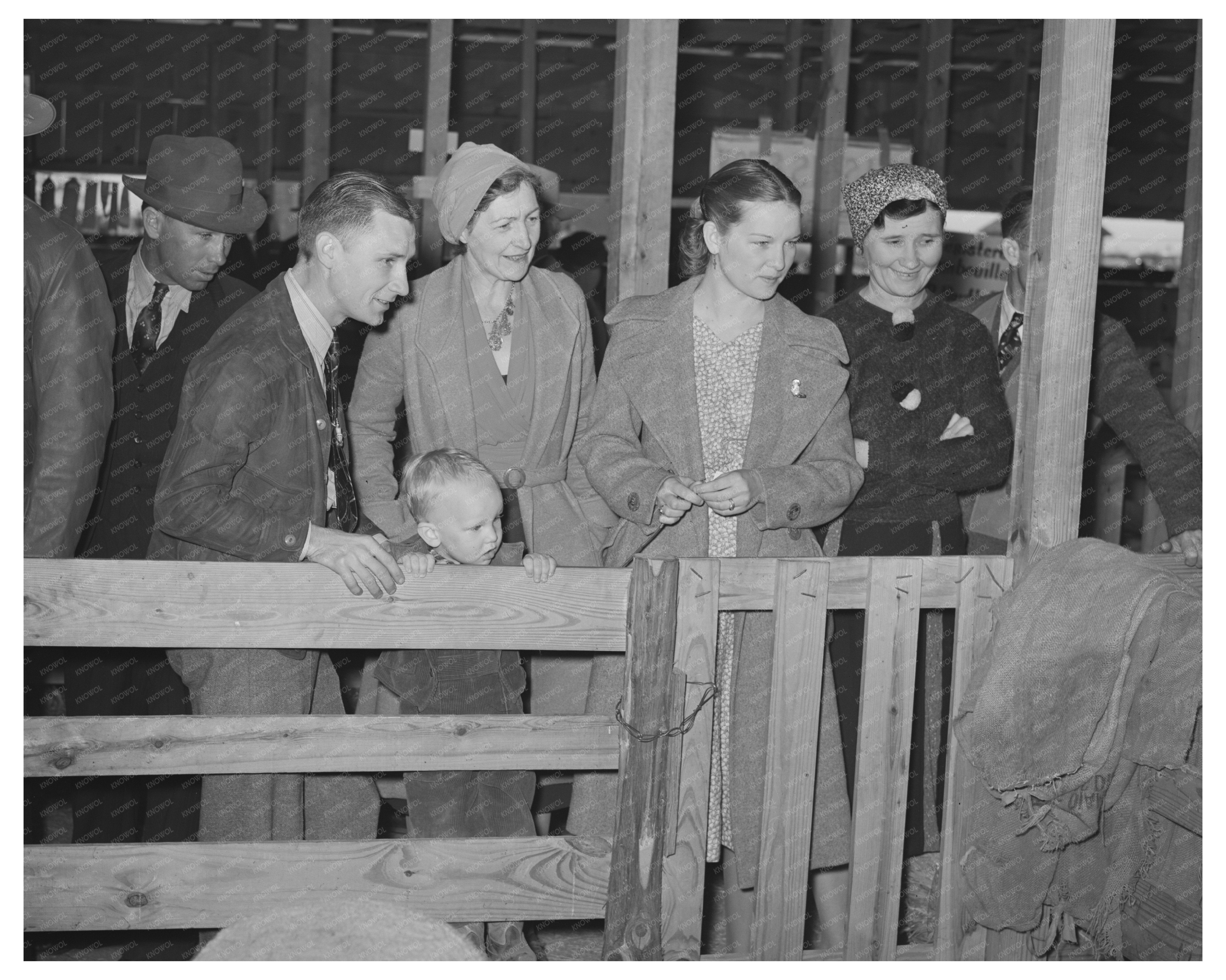 San Angelo Fat Stock Show Visitors March 1940
