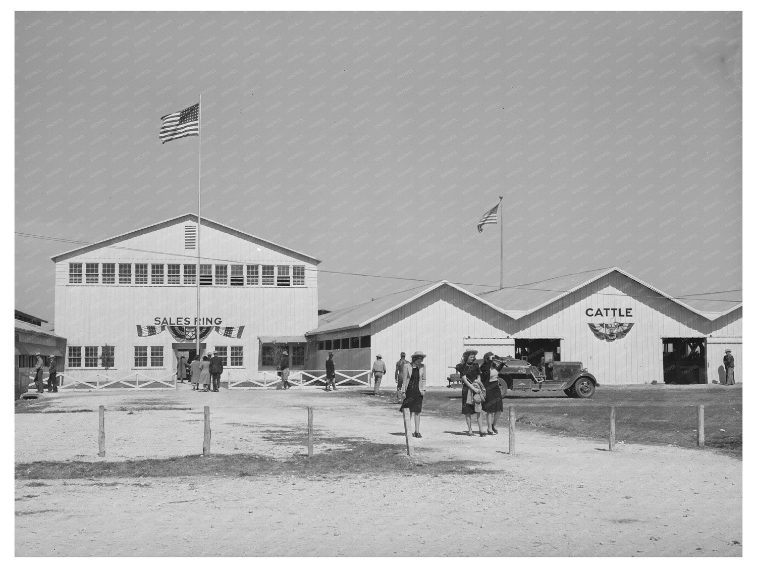 San Angelo Fat Stock Show Buildings March 1940
