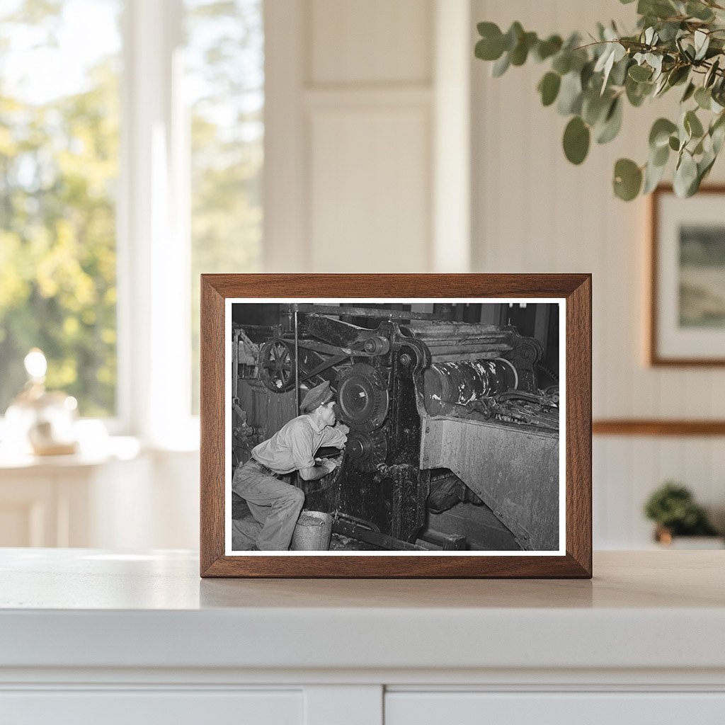 Wool Scouring Machine Cleaning in San Marcos Texas 1940