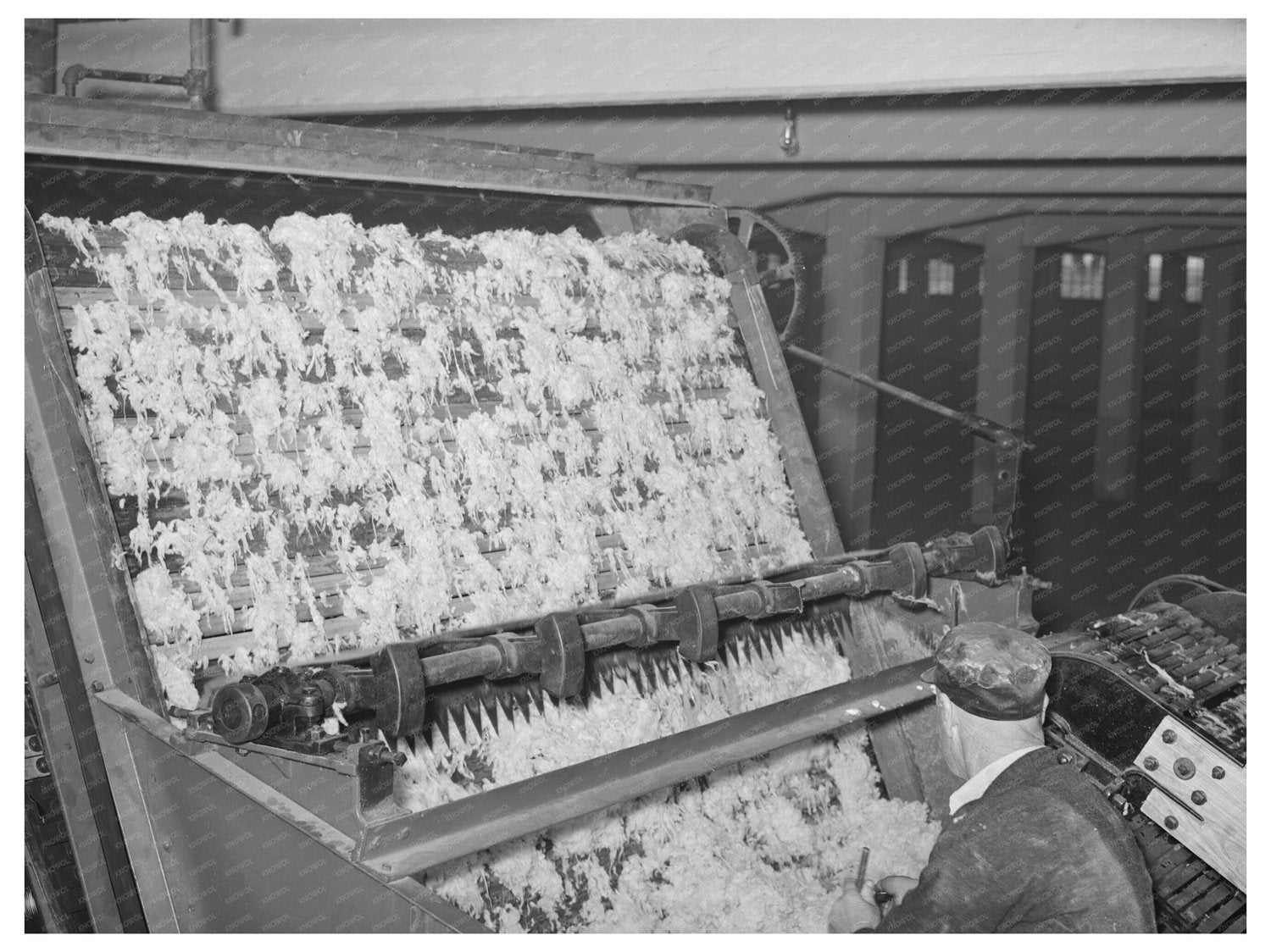 Wool Drying Chamber San Marcos Texas March 1940