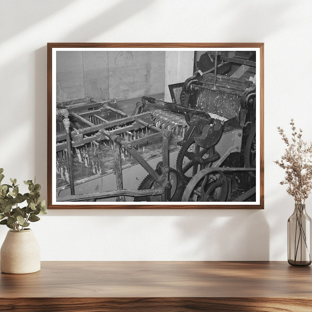 Wool Scouring Machine in San Marcos Texas 1940