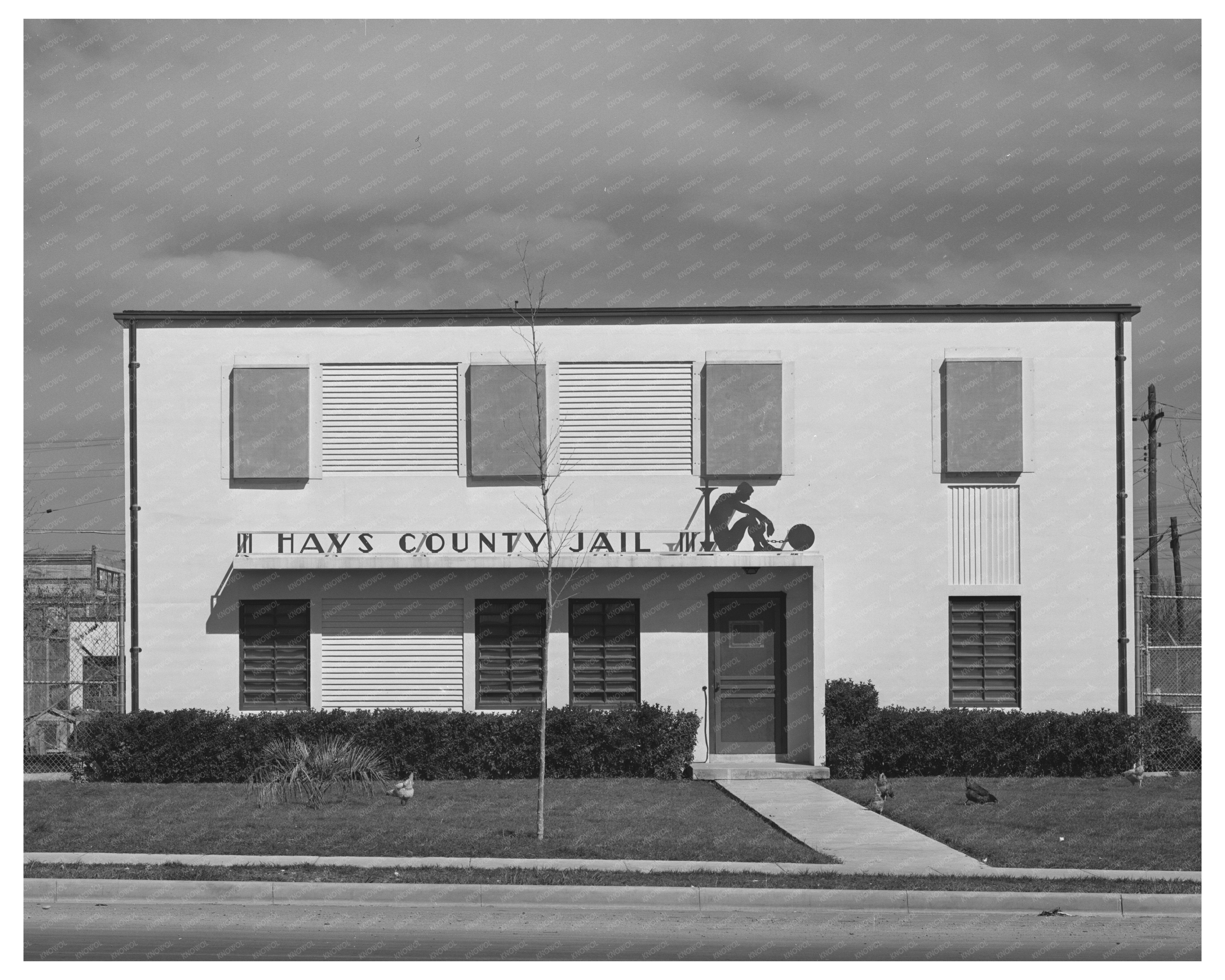 Deputy Sheriff Living Quarters Hays County Texas 1940