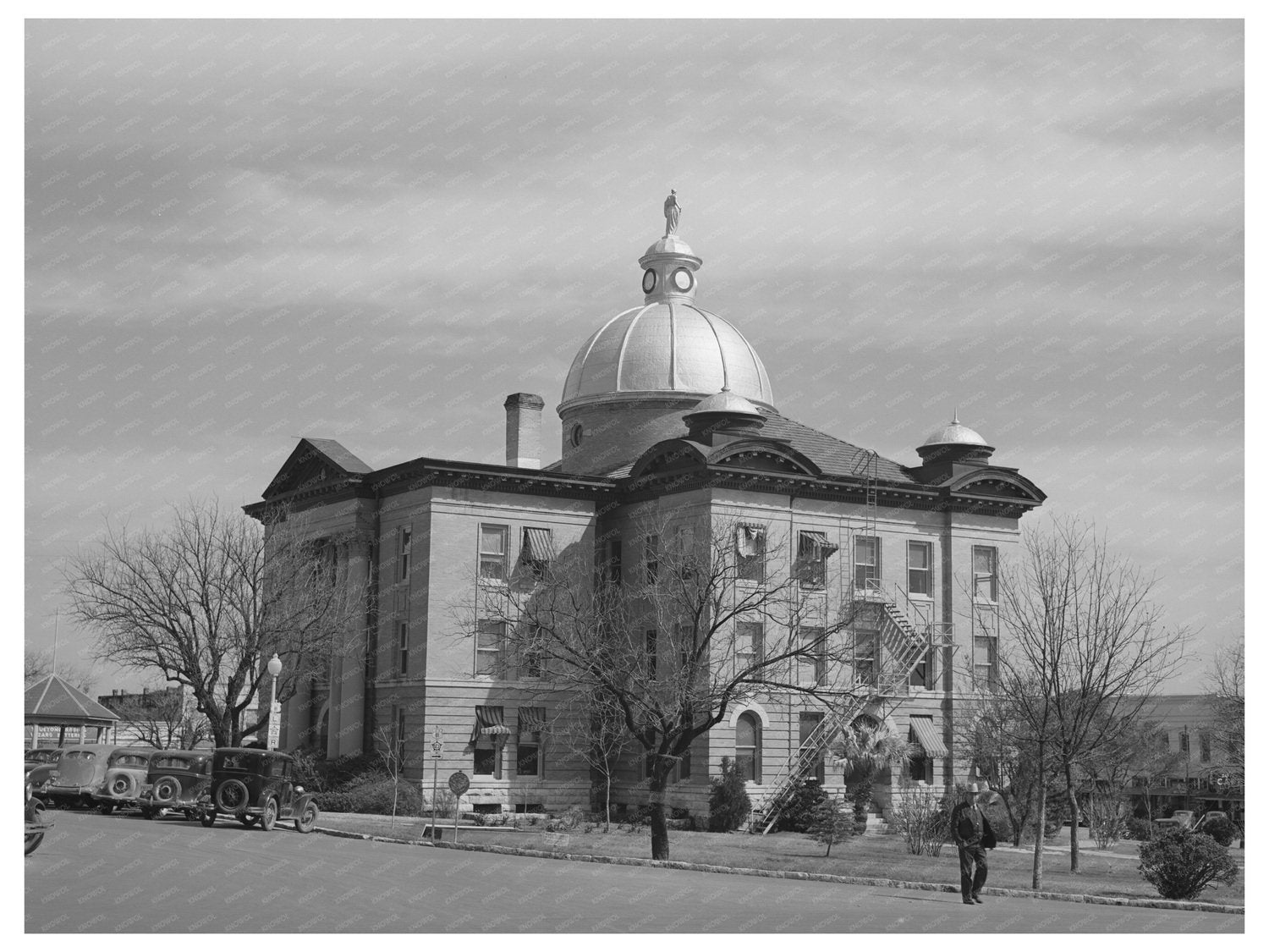San Marcos Courthouse Hays County Texas March 1940