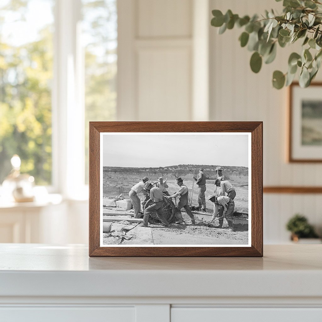 Menard County Texas Road Workers March 1940