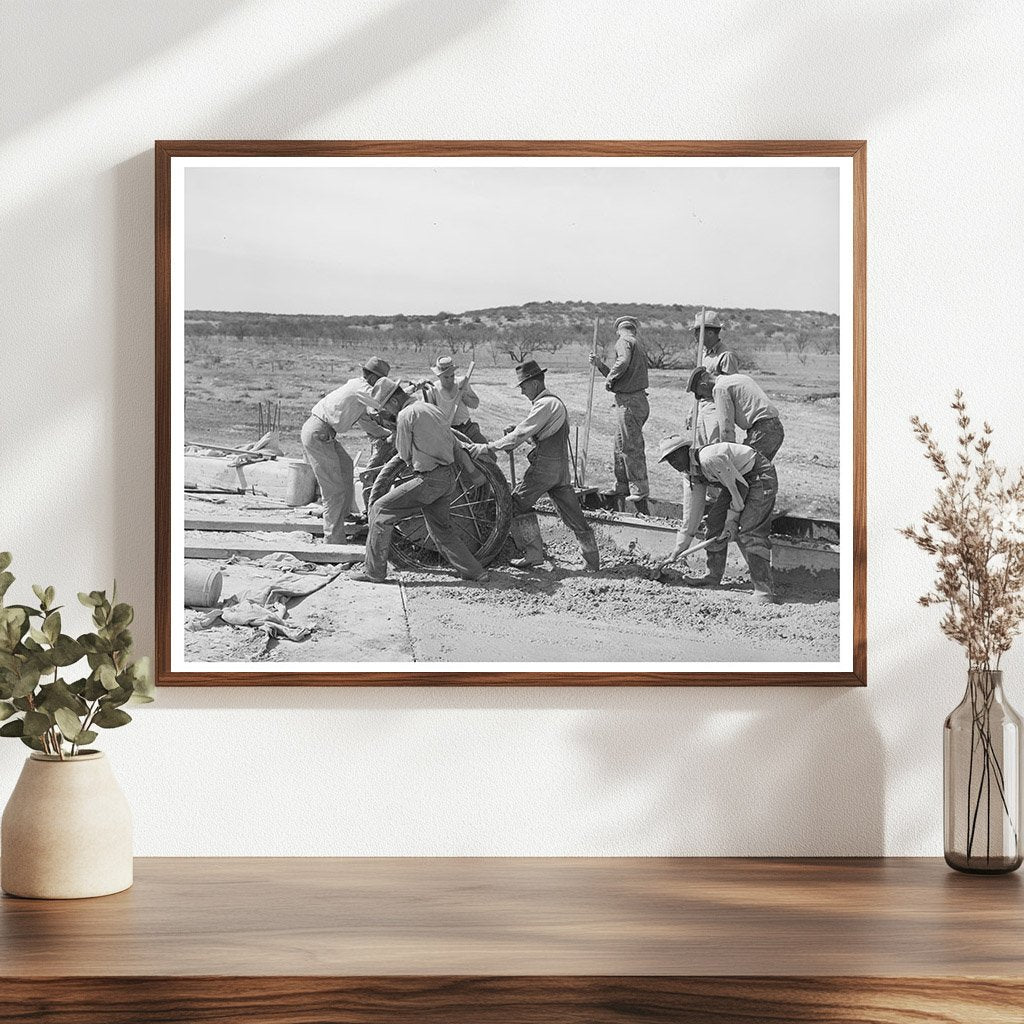 Menard County Texas Road Workers March 1940