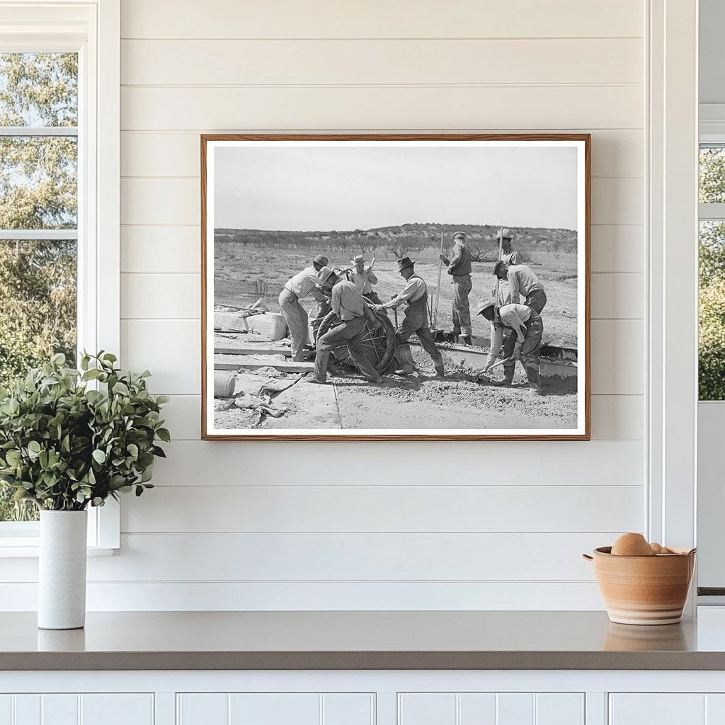 Menard County Texas Road Workers March 1940