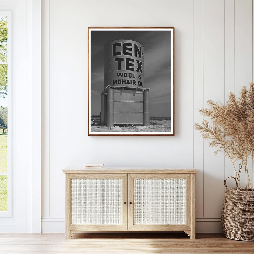 Water Storage Tank at Wool Scouring Plant San Marcos 1940