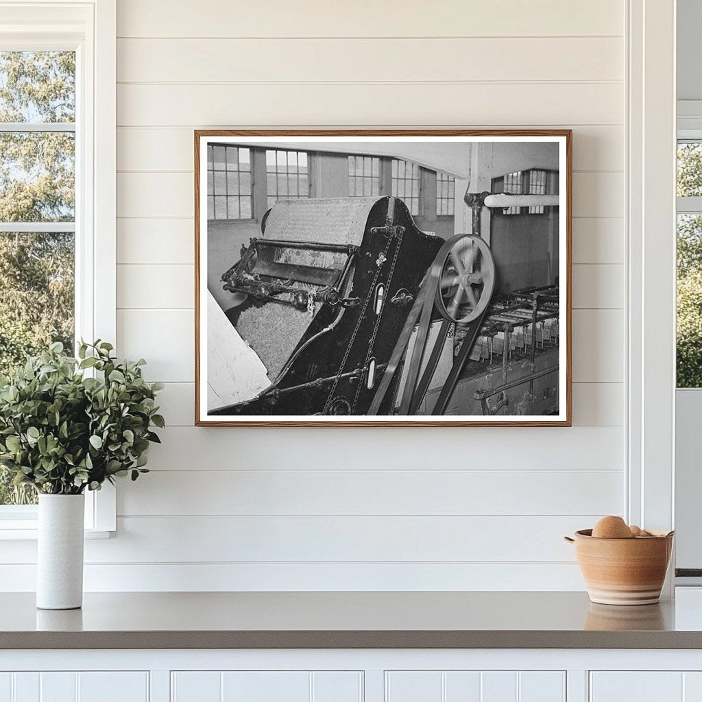 Mohair Processing in Scouring Tubs San Marcos Texas 1940