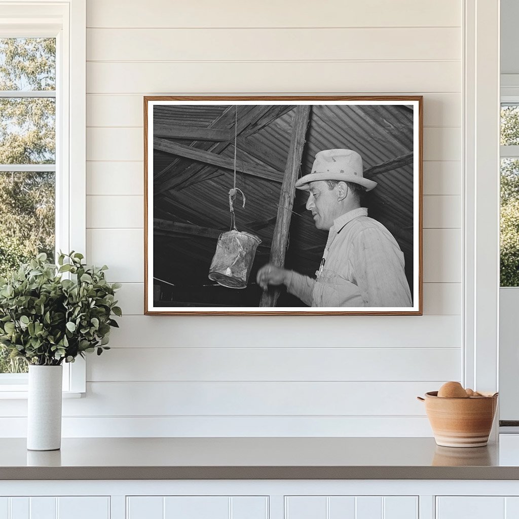 Mexican Shearer Tracking Work in Kimble County Texas 1940