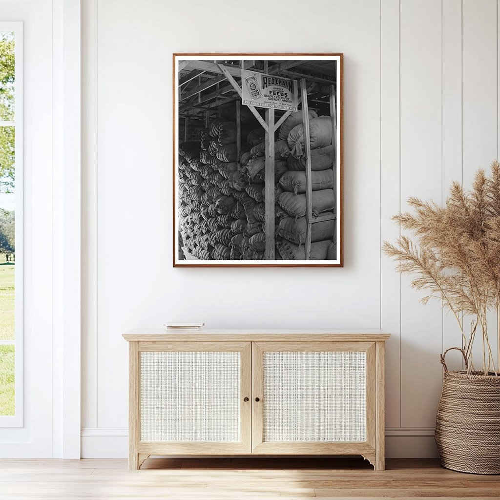 Wool and Mohair Storage at Kimble County Warehouse 1940