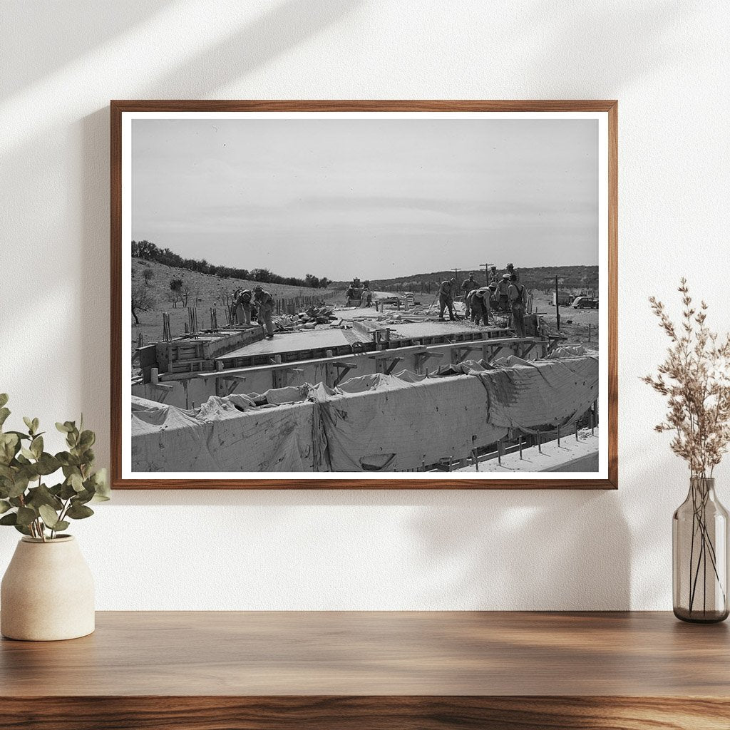 Menard County Texas Bridge Construction March 1940
