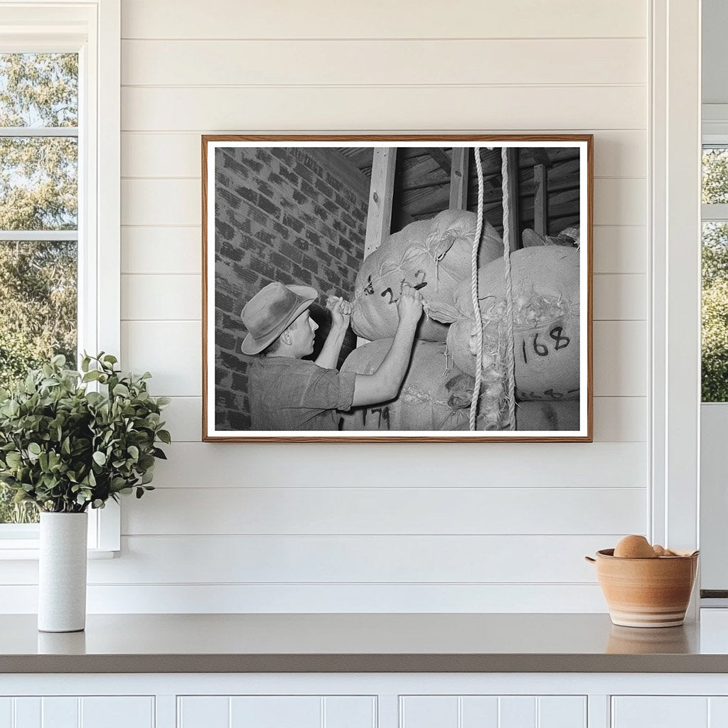 Mohair Sack Identification at Kimble Wool Company 1940