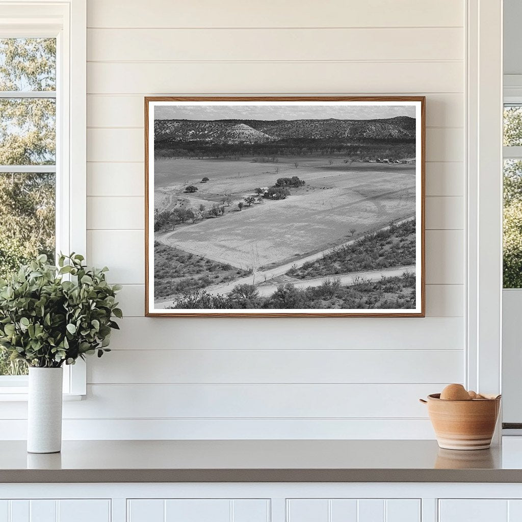 Vintage Farmhouse in Kimble County Texas March 1940