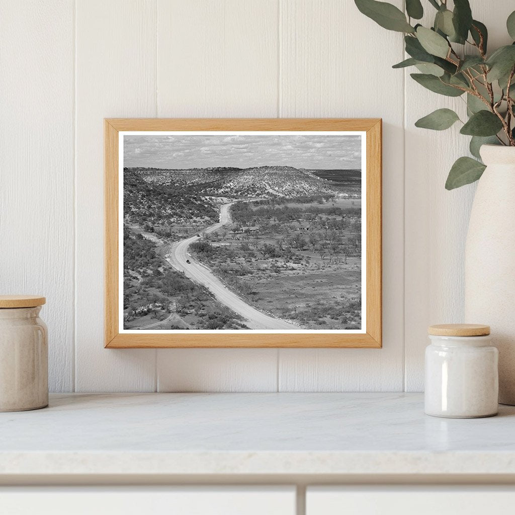 Vintage Kimble County Texas Landscape March 1940